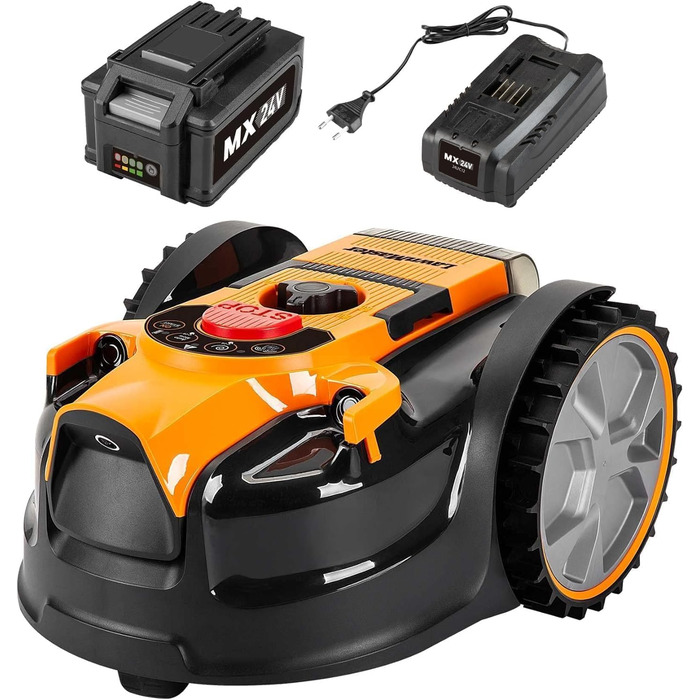 Робот-газонокосарка LawnMaster VBRM16 OcuMow для площі до 100 м², бездротовий та ефективний