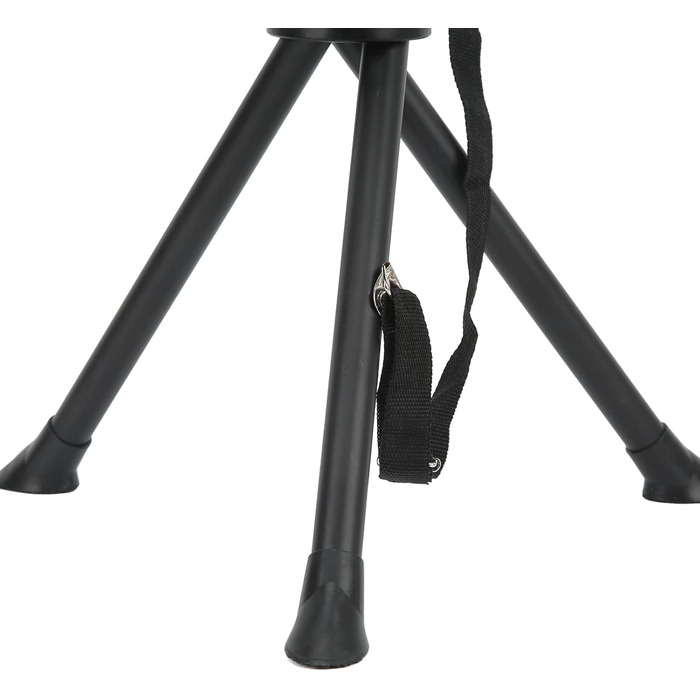 Складаний стілець-табурет, 200 кг, чорний: для риболовлі, кемпінгу, пікніків