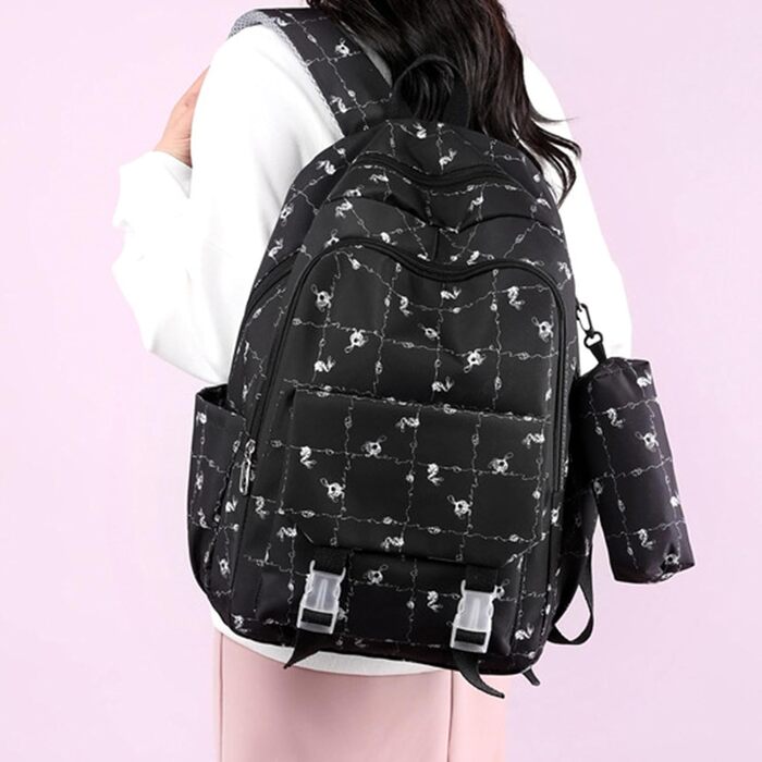 Великий шкільний рюкзак для учнів середньої школи, жіночий рюкзак, чорний рюкзак для полегшення навантаження, синій рюкзак для хлопців