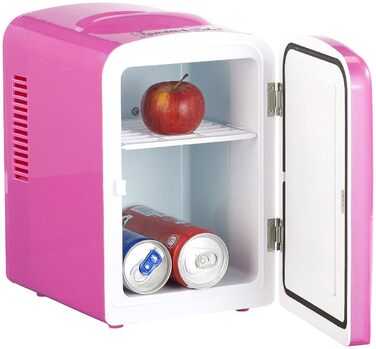 Міні-холодильник Rosenstein & Söhne для подорожей: 4 літри, 12/230V, з функцією підігріву, блакитний