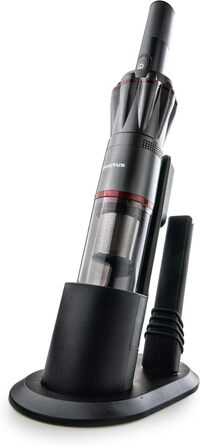 Ручний пилосос Genius Invictus One 9 шт антрацит: акумуляторний, безмішковий, 90 Вт BLDC мотор + насадки