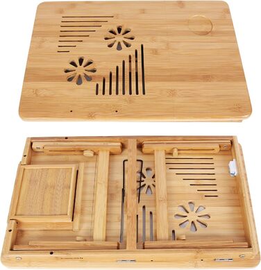 Стіл для ноутбука SONGMICS, регульована висота, 55 x 35 x 29 см, LLD002