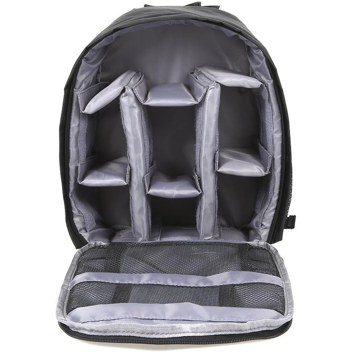 Багатофункціональні водонепроникні фотосумки для цифрових та DSLR камер (сірий колір)