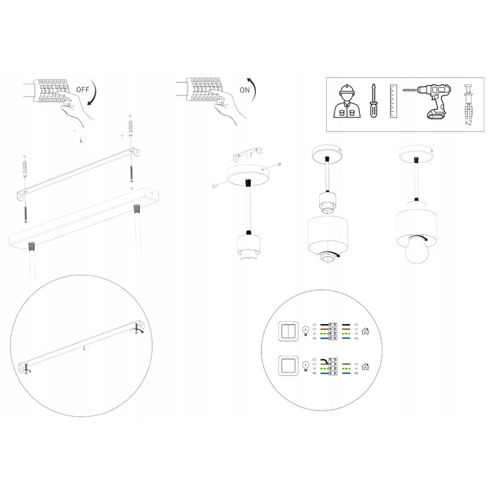 Підвісна люстра Elko-Lighting Spring Ecru, 3 точки освітлення, цоколь E27