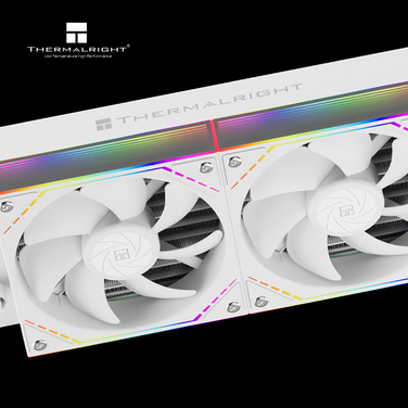 Система рідинного охолодження Thermalright Peerless Vision 240 ARGB 2x120мм, Біла