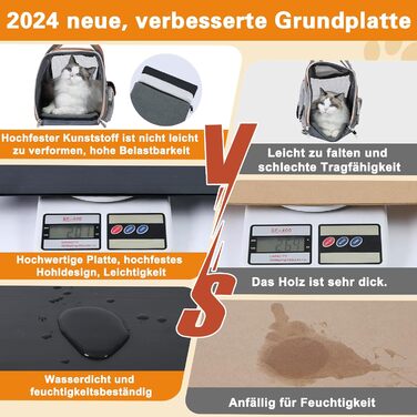 Транспортна сумка для котів та собак до 7 кг Demigreat, дихаюча переноска для середніх та маленьких котів та собак, сіра, 42x22x25 см