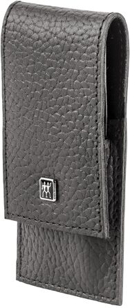 Zwilling Classic Inox: Набір манікюрних інструментів 3 шт. з шкіряним етиулюм (Антрацит)