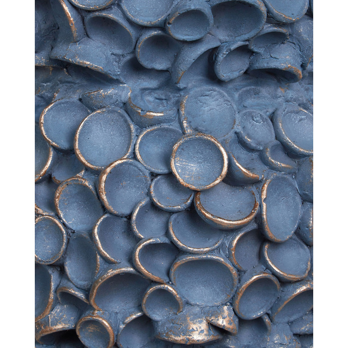 Керамічна ваза для квітів MUZAKI, 52 см, синя