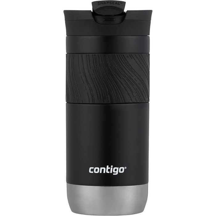 Contigo Byron Snapseal Stainless Steel Thermobecher - Leakproof Travel Coffee Mug, 590ml, BPA-Free