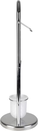 Набір аксесуарів для ванної кімнати Axentia Emil: гальванічне покриття, тримач для туалетного паперу та щітки, нержавіюча сталь, хром