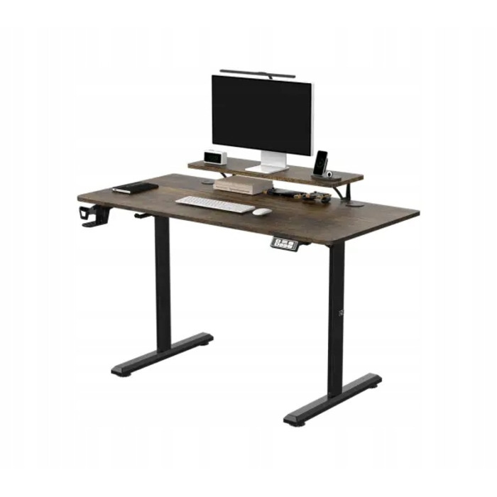 Ігровий стіл Ultradesk HIGHLANDER 120 см, з регулюванням висоти, коричневий