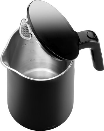 ZWILLING ENFINIGY Kettle with Stainless Steel Scale Filter & Overheat Protection, Cordless, 1850 Watts, 1.5 Liters, Black