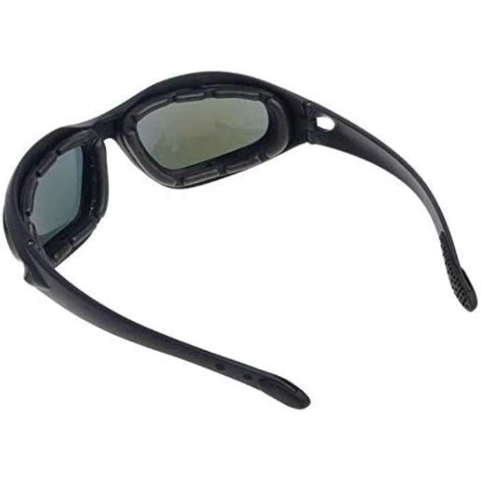 Polarized Driving Riding Lens Sunglasses with 4 Lenses for Motorcycle Bicycle Outdoor Activity Sport Hunting Military
