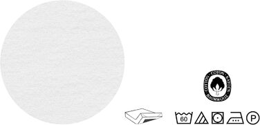 biberna 0002820 Biber Sheet/Bed Sheet Biber 2x 150x250 cm white