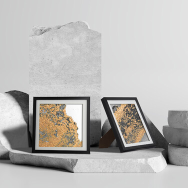 Relaxdays Picture Frames, 15 x 15 inches, 2-Pack