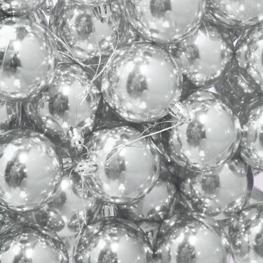 Relaxdays Set of 50 Christmas Baubles
