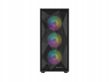 Корпус для комп'ютера Genesis Diaxid 605 ARGB Midi Tower ATX, вікно, чорний