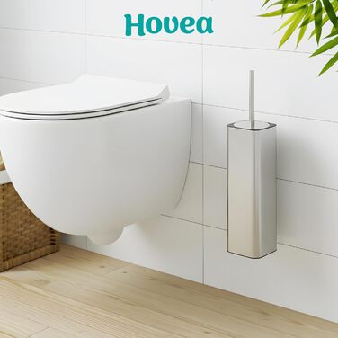 Настінна щітка для унітазу з силікону та металу - Klobürste Wandmontage - WC3680
