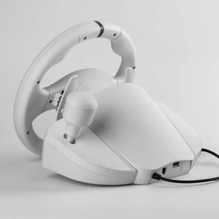 Кермо Mars Gaming MWH-RSX для SimRacing з Force Feedback та 3 педалями, 12 швидкостей, 14 кнопок, PC/PS4/Xbox Series X|S