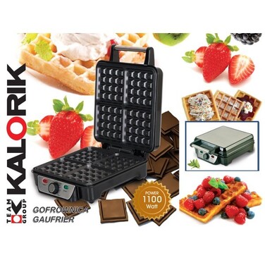 Вафельниця Kalorik WM2000, 1500 Вт, срібляста