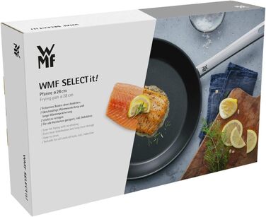 WMF 24cm Stainless Steel Frying Pan - Oven Safe Cromargan Coating