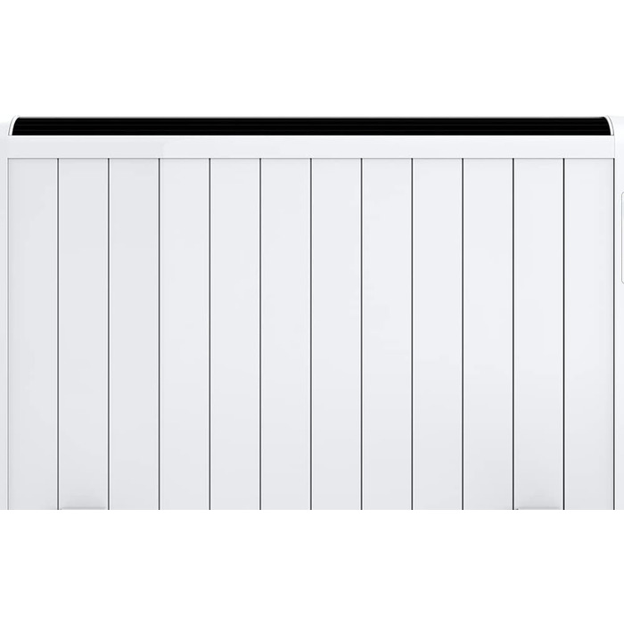 Cecotec ReadyWarm 2500 Thermal Flat Radiator with Remote Control. 1800 W, 12 Aluminum Elements, LCD Screen, 3 Heating Modes, Timer, Slim Design, Overheat Protection Overprotect System. 12 Elements White
