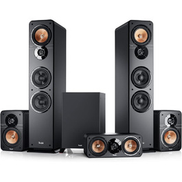 Акустична система Teufel Ultima 40 Surround 5.1 - домашній кінотеатр, сабвуфер, Hi-Fi, чорний