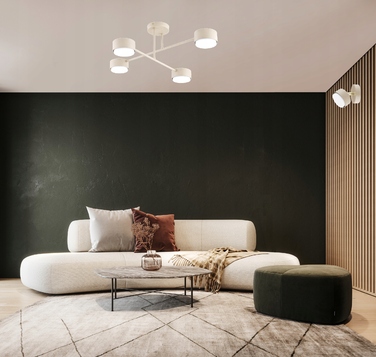 Підвісна люстра Elko-Lighting Mono Ecru 4 точки світла GX53