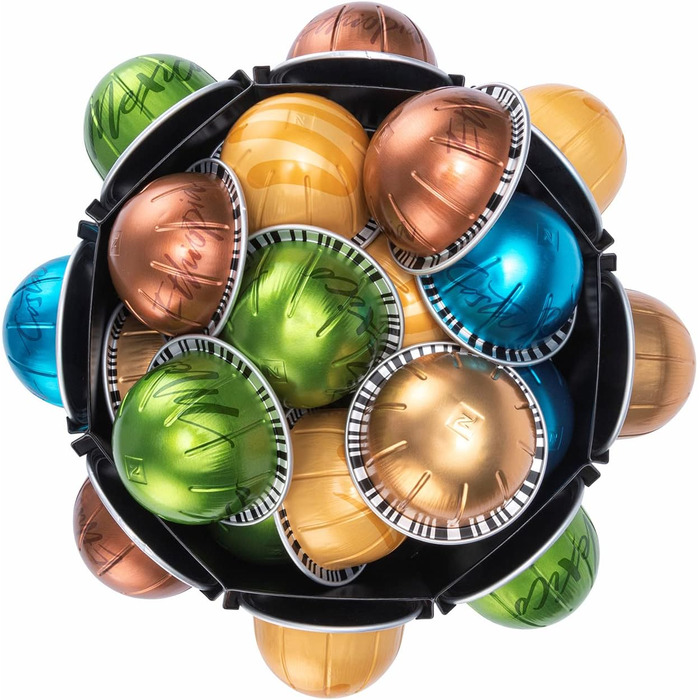 Організатор для капсул Nespresso Vertuo Carousel – чорний (60+ капсул)