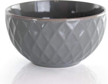 Набір посуду Elama Tahiti з каменю, 16 предметів, сірий та перламутровий