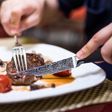 Набір кухонних ножів Hoablorn з бруском 15 предметів. Брусок з акації, міцний магнітний тримач. Ідеальний подарунок на новосілля та весілля (сріблястий)