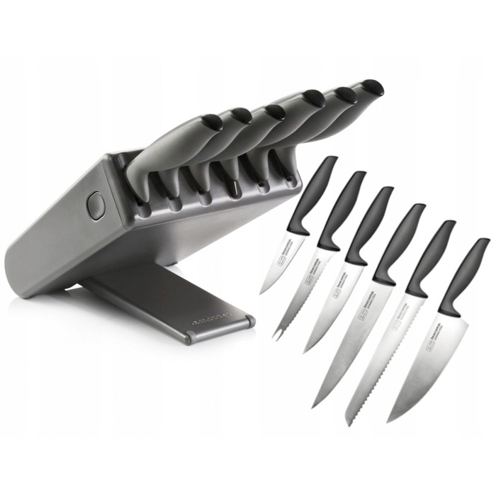 Набір ножів PRECIOSO з підставкою, 6 предметів