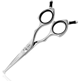 Ножиці для грумінгу собак Хашімото, 13 см, пряма клинка з мікрозубом, для обрізання навколо очей, вух, носа та лап