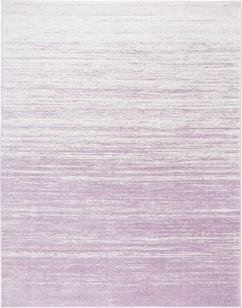 Сучасний килим SAFAVIEH для вітальні, їдальні, спальні - колекція Adirondack, короткий ворс, кремовий та фіолетовий, 183 x 274 см