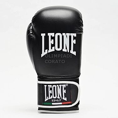 Боксерські рукавички Leone Flash-Box, чорні, унісекс, розмір 10M (жіночий)