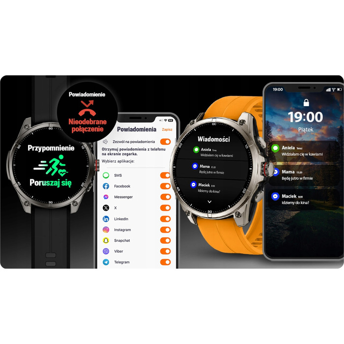 Смарт-годинник JG Smart Apex GPS для чоловіків, чорний