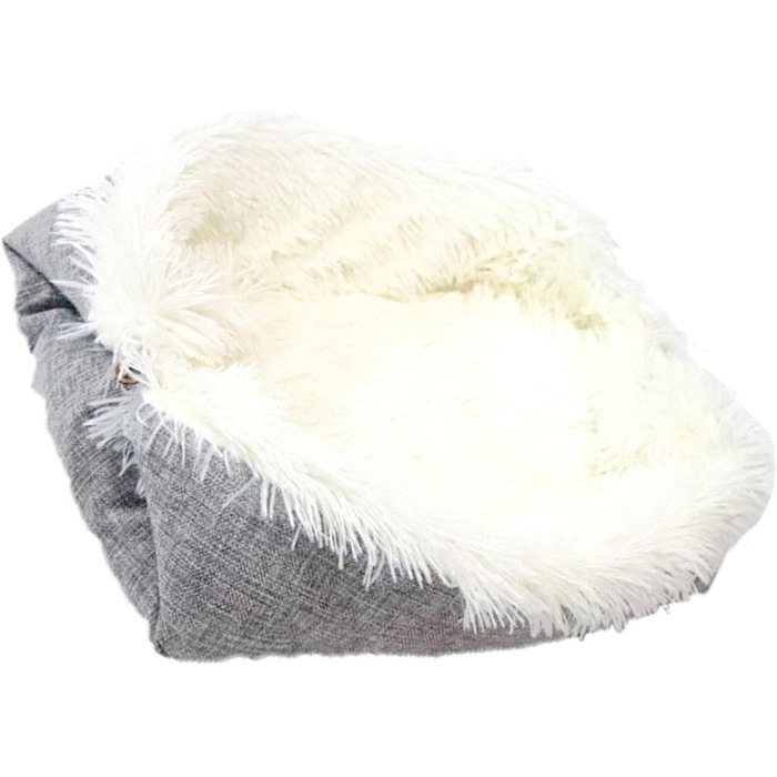 Ліжко для кота YUYTE, миється, для дому, тепле, зручне, підходить для будь-якої пори року (біле)