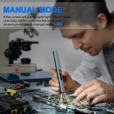 Dinow 30 в 1 Електричний набір викруток, акумуляторний, з LED-підсвічуванням, 2 швидкості, регулювання крутного моменту. Підходить для ремонту ноутбуків, окулярів, годинників, DIY-робіт
