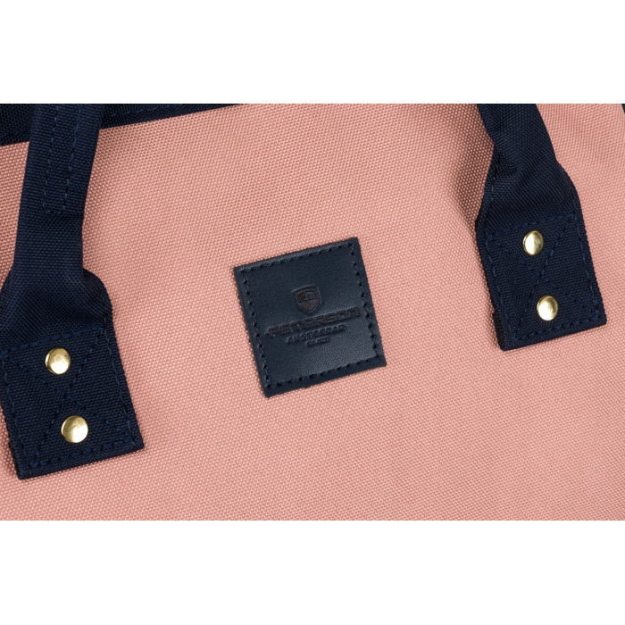 Міський рюкзак Peterson PTN ALFA NAVY+PINK, рожевий