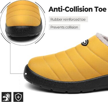 Тапочки халатні зимові Mishansha для чоловіків та жінок, теплі, з плюшевою підкладкою, розмір 35-47, зелені (жовті, 41 EU)