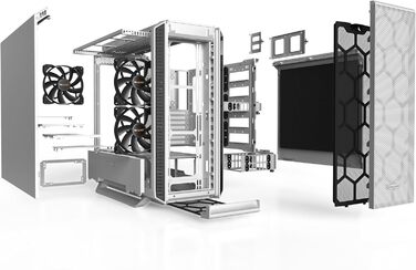 Корпус ПК be quiet! Silent Base 802 White з 2 вентиляторами Pure Wings 2 та підтримкою радіаторів до 360 мм