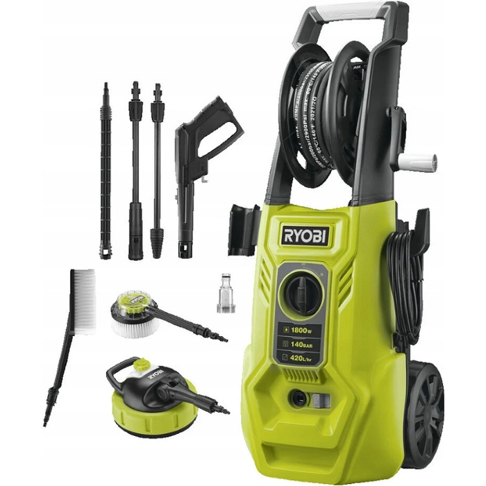 Мийка високого тиску Ryobi RY140PWA 140 бар, 1800 Вт