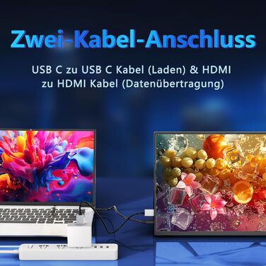 Портативний монітор 16 дюймів 1200P 165Hz 450Nits 100% sRGB з Smart Cover, для ноутбука PC Xbox PS4 PS5 Switch, чорний