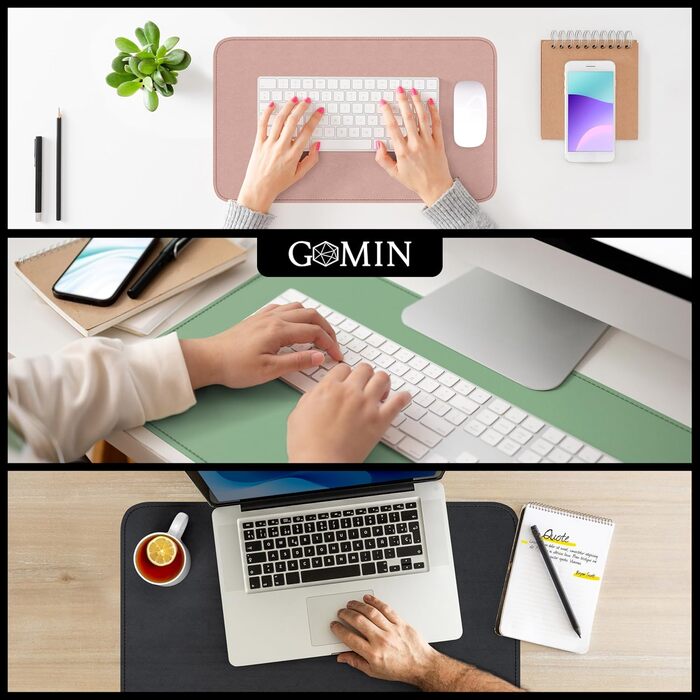 Килимок для столу GOMIN - PU шкіра, водовідштовхувальний, антиковзний, XXL (60x35 см)