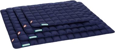 М'яка та якісна лежанка для собак Doctor Bark, розмір L (100x80 см) та XXL (140x110 см), колір Королівський блакитний, для великих собак, міцна, для дому та вулиці, можна прати до 95°C