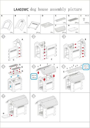 Клітка для собак Ланко з туалетом. Внутрішній та зовнішній простір з вентиляційними отворами. Міцний матеріал. 75x59x66см. Синій та білий.
