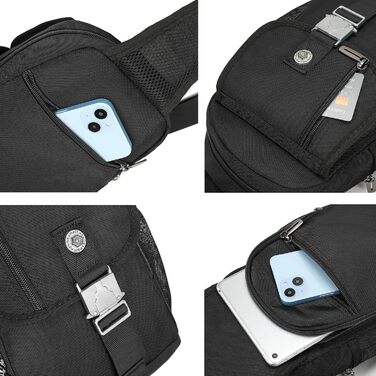 Сумка Nicgid на плече/перекидка, рюкзак через груди, для iPad/планшету, Outdoor, піші прогулянки, чоловіча/жіноча, армійсько-зелений