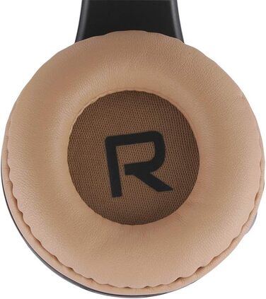 Бездротові навушники PowerLocus Over Ear Bluetooth з мікрофоном (Чорний/Коричневий)