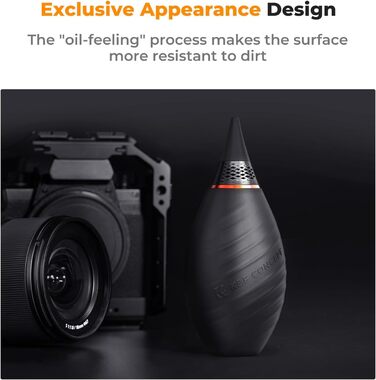 Набір для чищення фото- та відеокамер K&F Concept 10-в-1: об'єктиви, смартфони, сенсори. З мікрофіброю, повітряним насосом та рідиною для чищення.