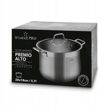 Традиційна каструля Starke Pro Alto II, 5,7 л